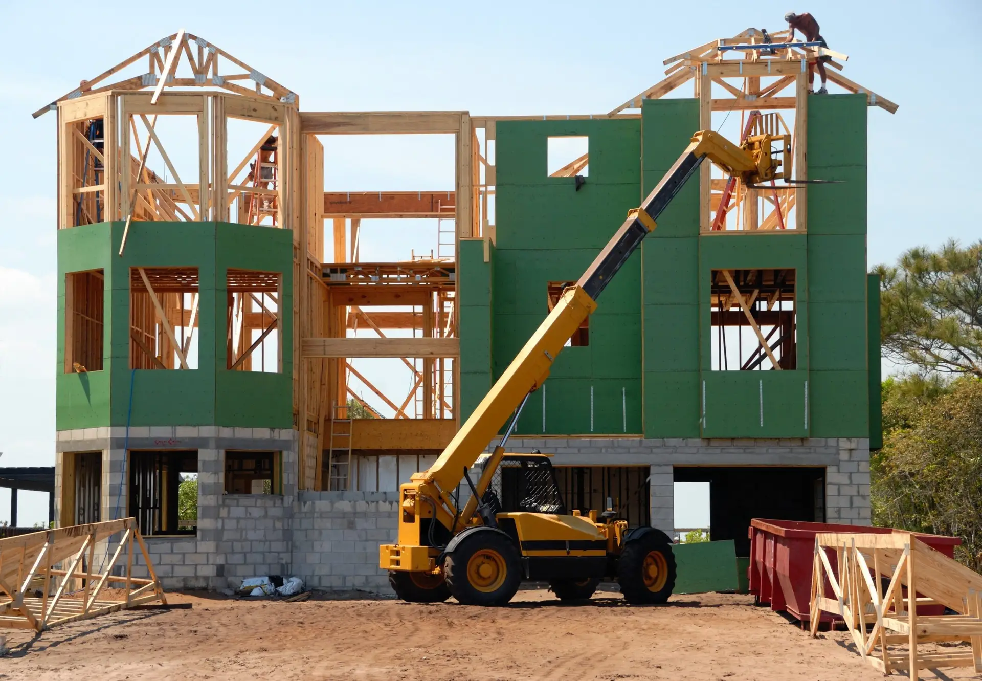 surveyors and engineers working together on a construction site